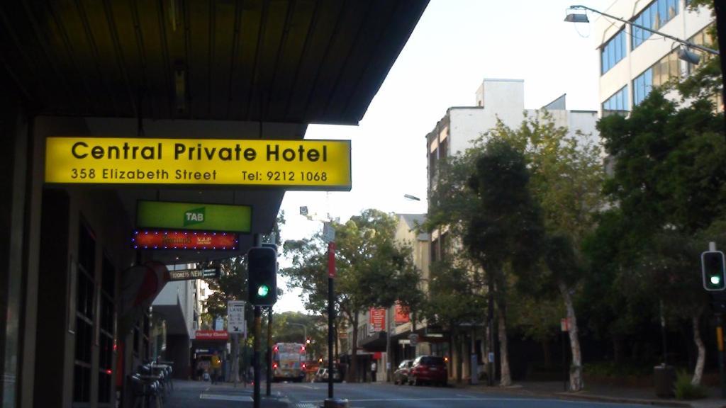 Central Private Hotel Sydney Eksteriør billede